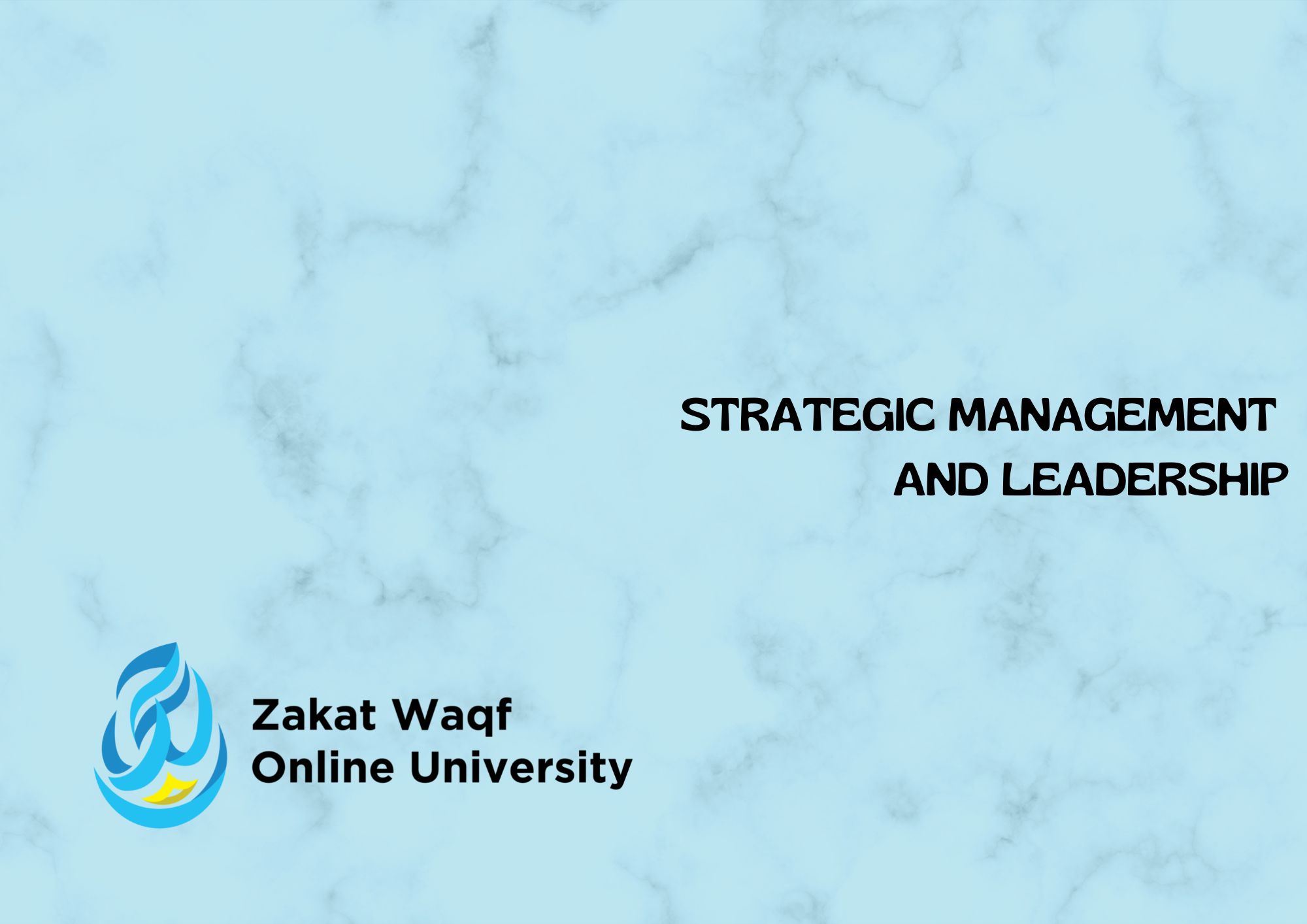 Strategic Management and Leadership