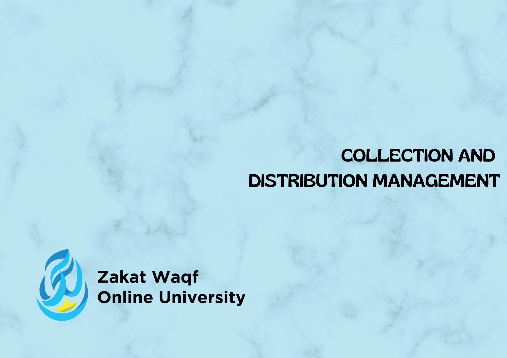 Collection and Distribution Management